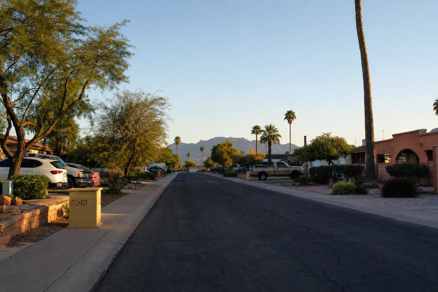 Residential neighborhood homes